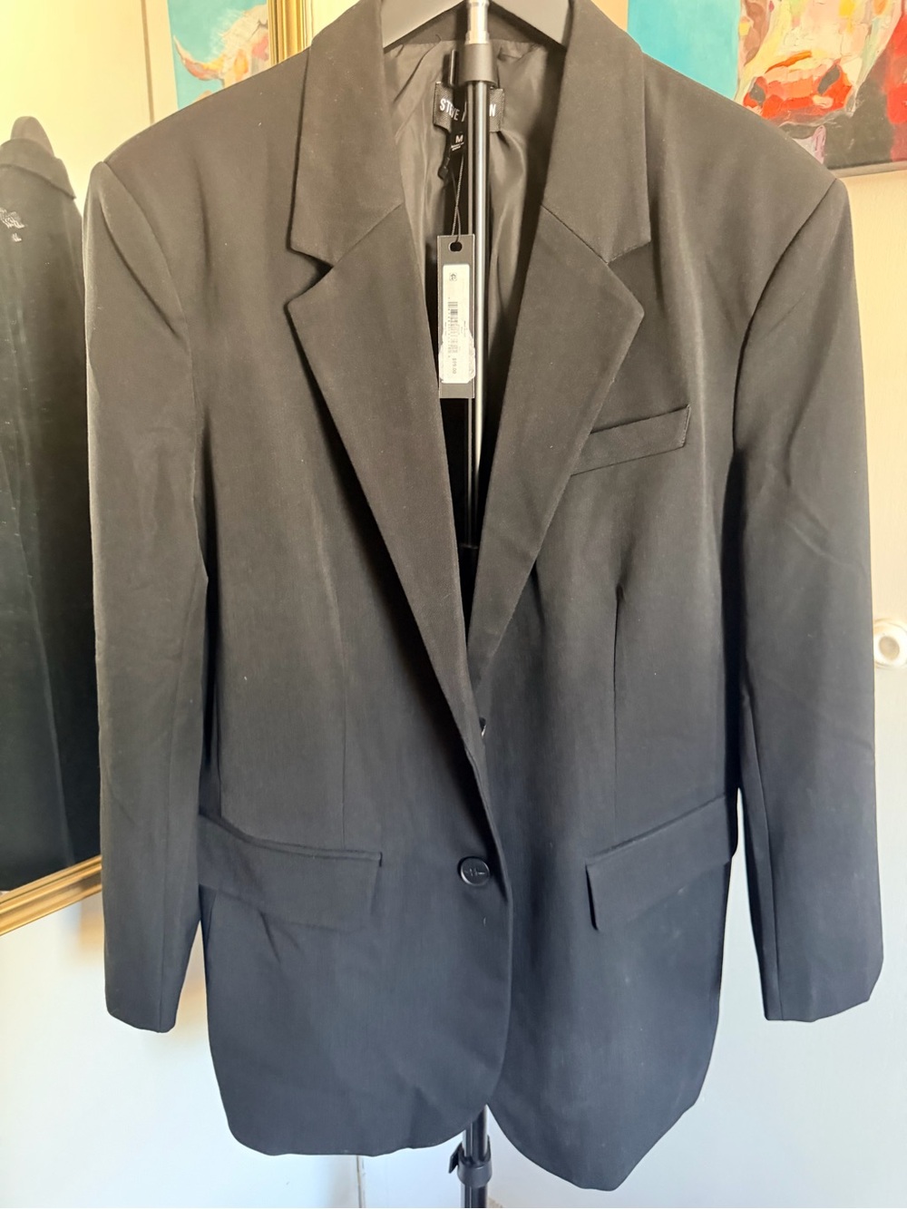 Steve Madden Black Tailored Blazer – Size M – New With Tags